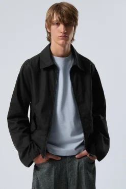 Weekday REGULAR LINEN BLEND JACKET black Store