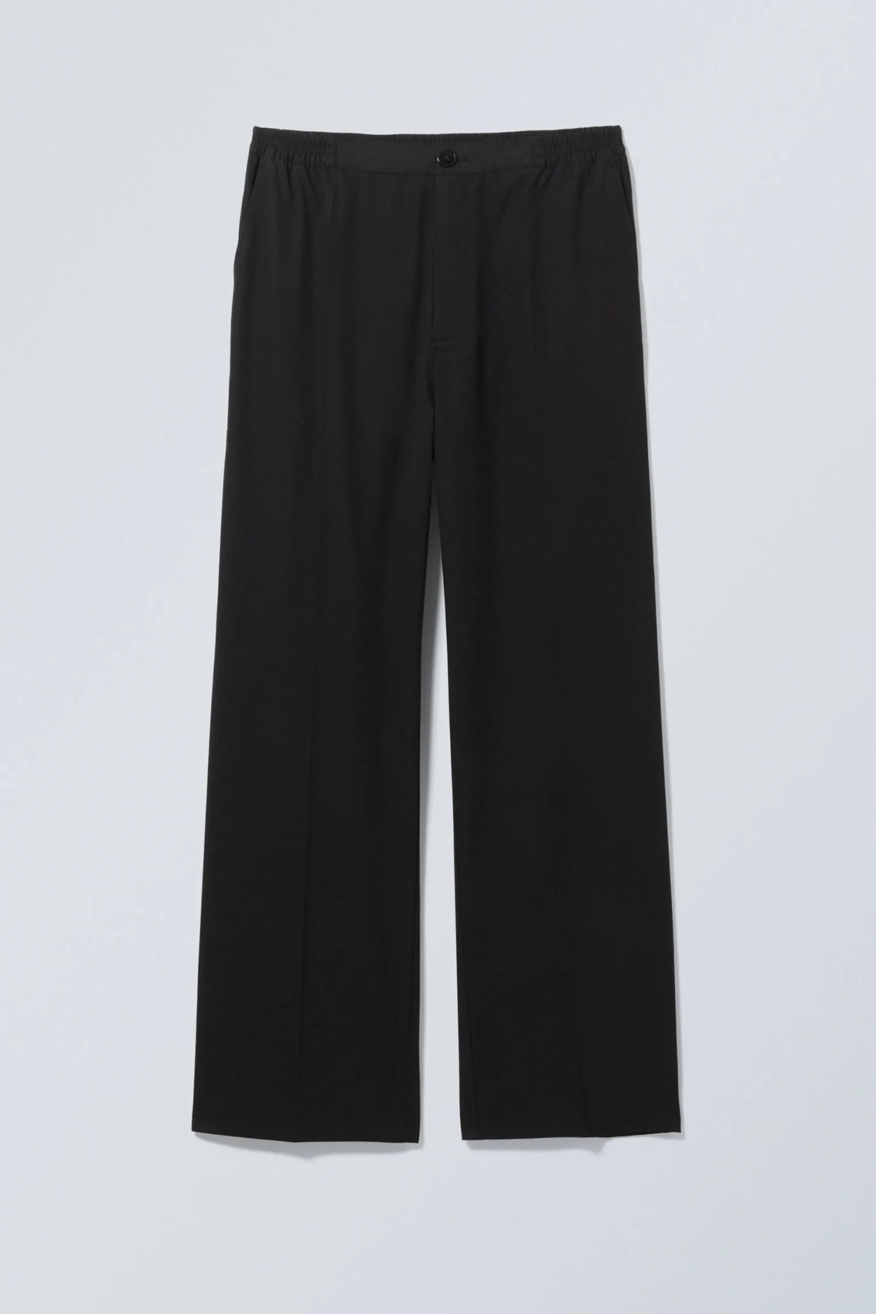 Weekday RELAXED CASUAL TROUSERS black Best