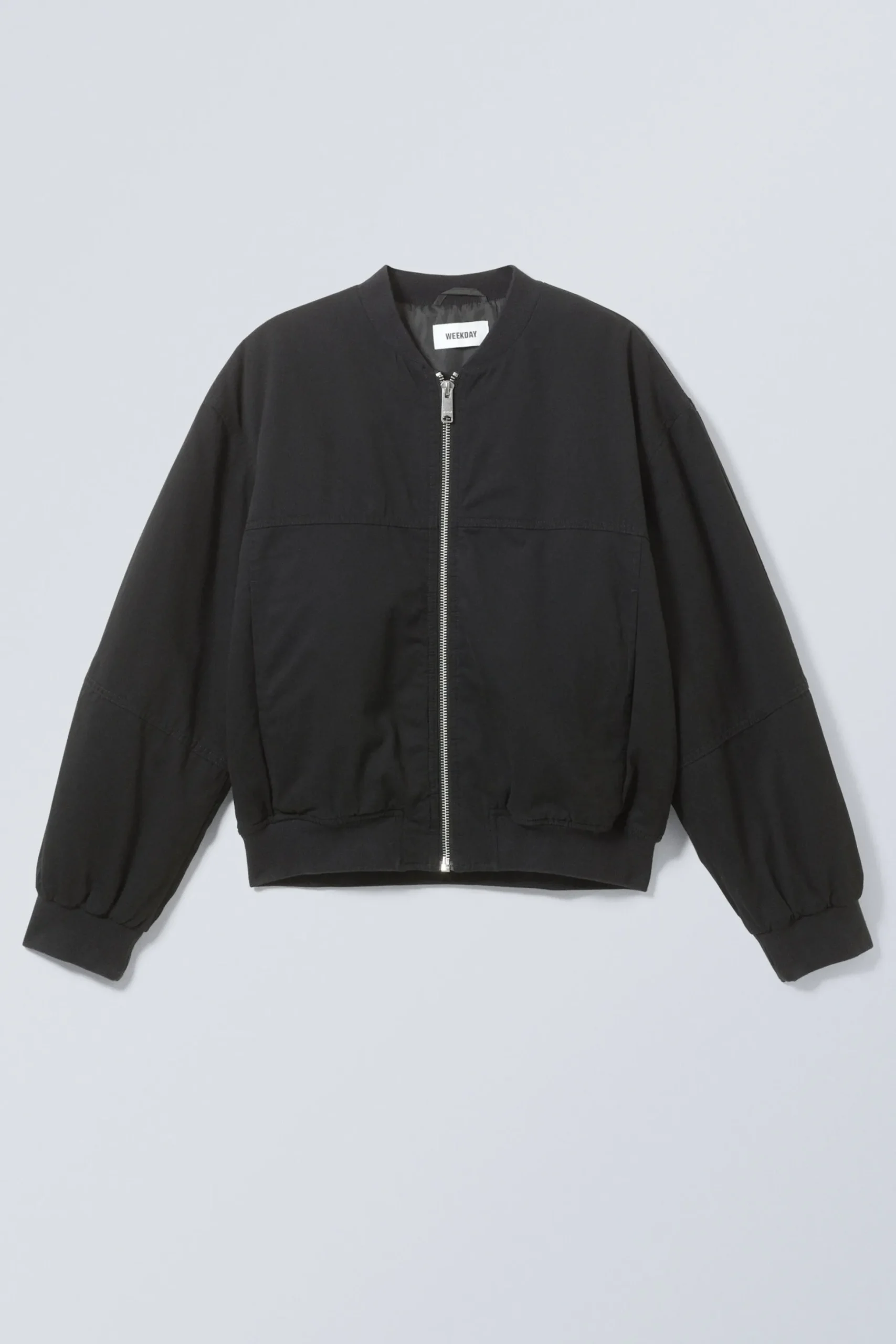 Weekday RELAXED COTTON BOMBER JACKET black Cheap