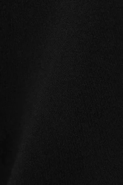Weekday RELAXED HEAVY HALF ZIP SWEATER black Outlet
