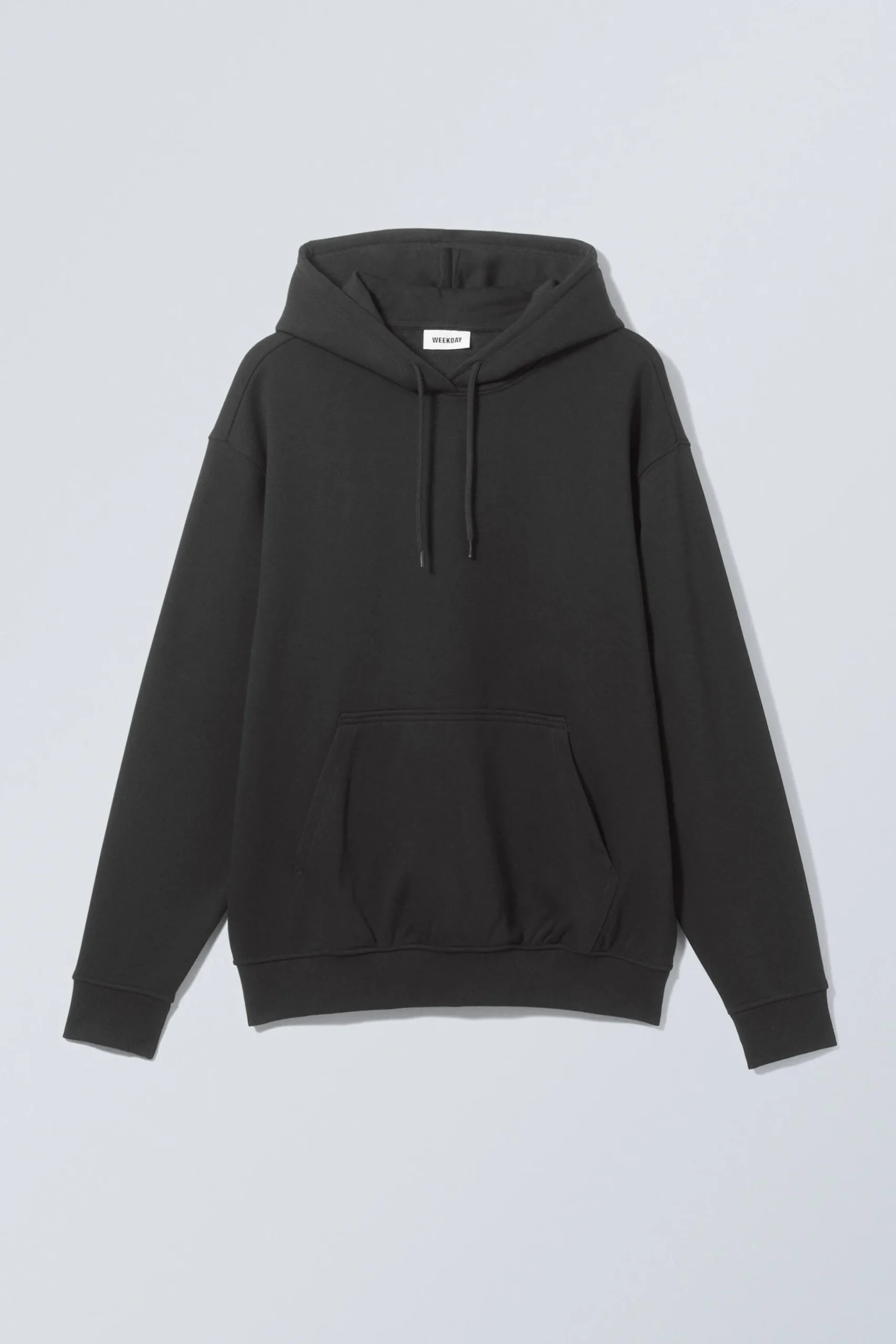 Weekday RELAXED HEAVY HOODIE black Cheap