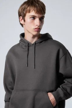 Weekday RELAXED HEAVY HOODIE off black Fashion