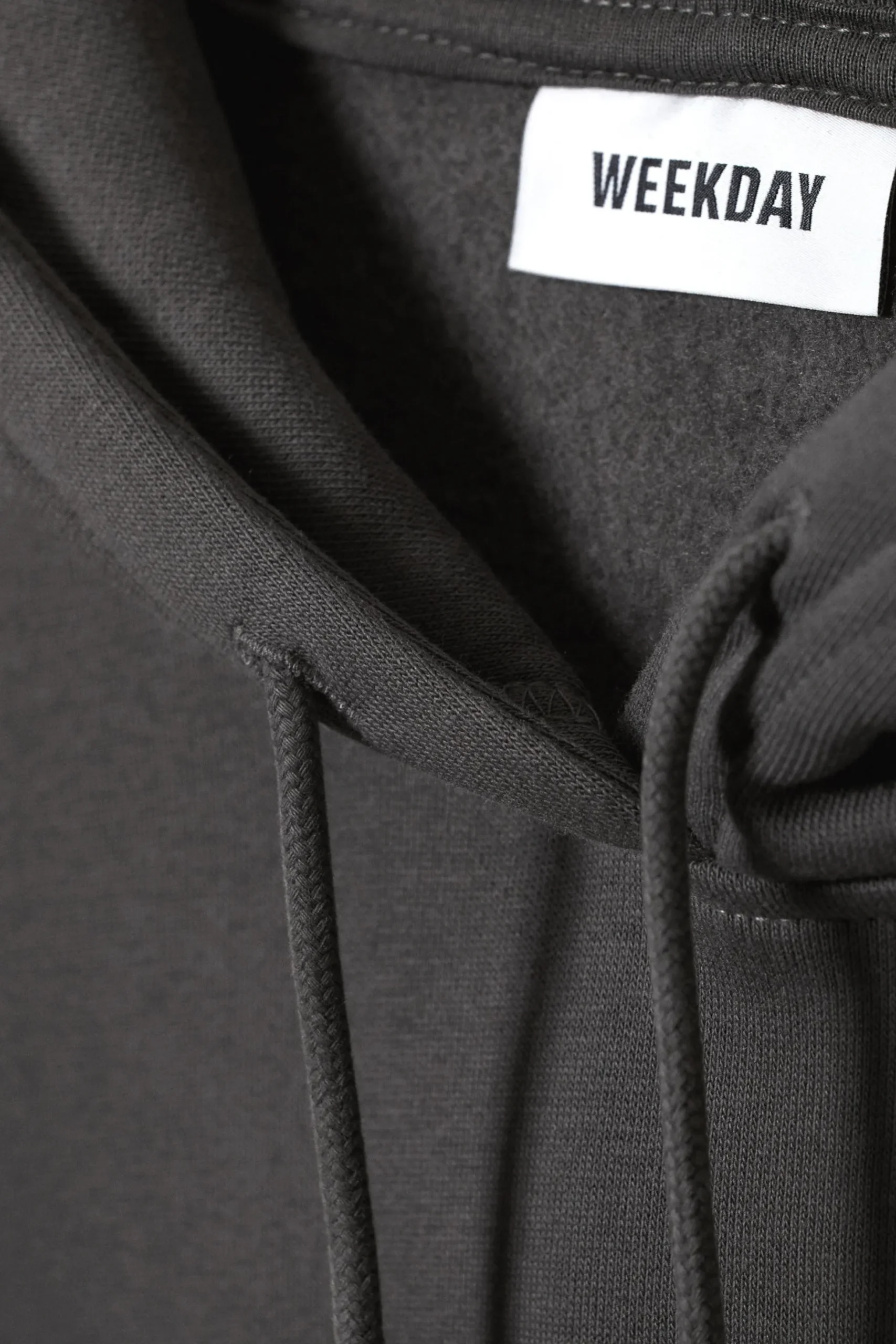 Weekday RELAXED HEAVY HOODIE off black Fashion