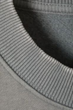 Weekday RELAXED HEAVYWEIGHT SWEATSHIRT washed dusty grey Outlet