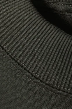 Weekday RELAXED HEAVYWEIGHT SWEATSHIRT off-black New