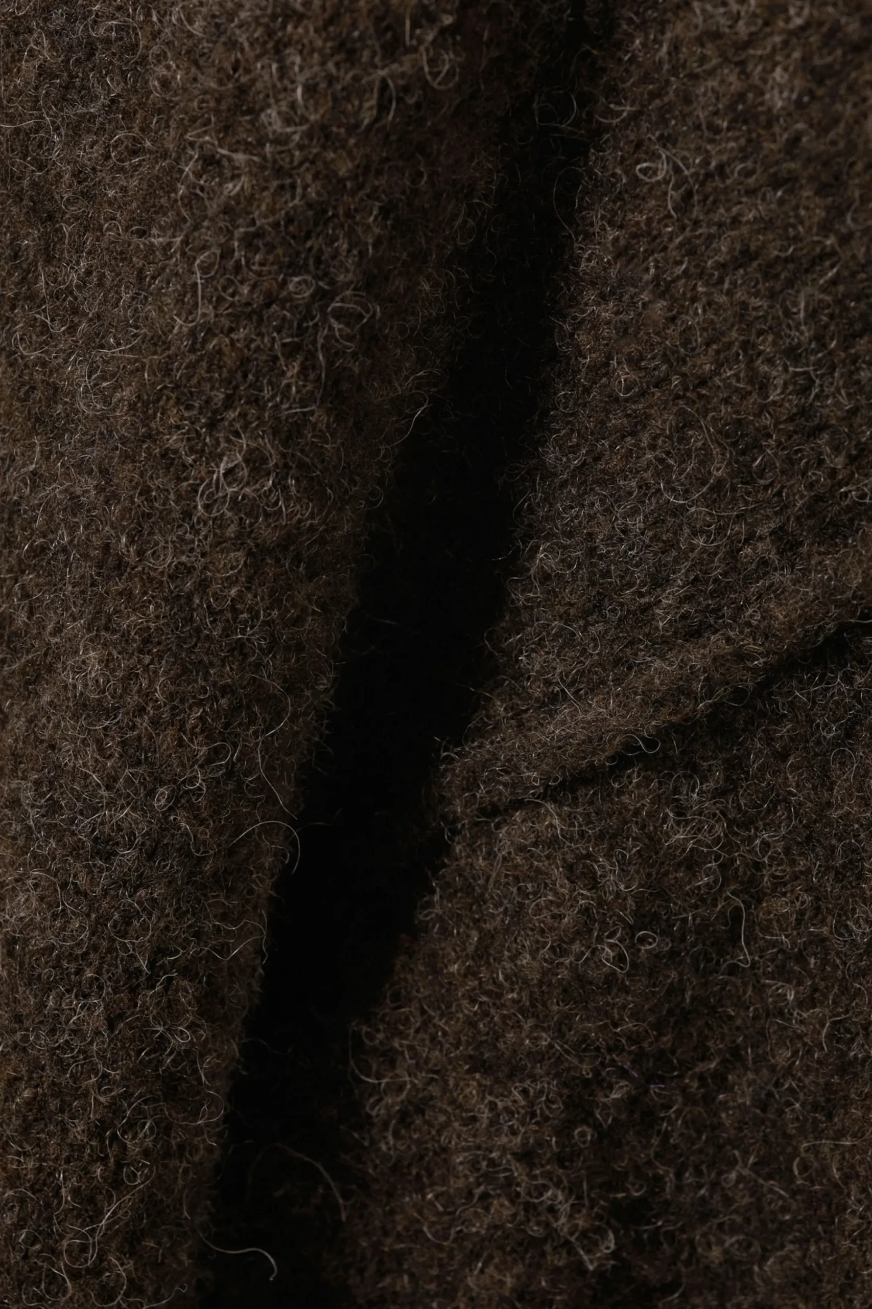 Weekday RELAXED KNITTED SWEATER dark brown Discount