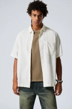 Weekday RELAXED LINEN SHORT SLEEVE ecru Online