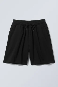 Weekday RELAXED MIDWEIGHT SHORTS black New
