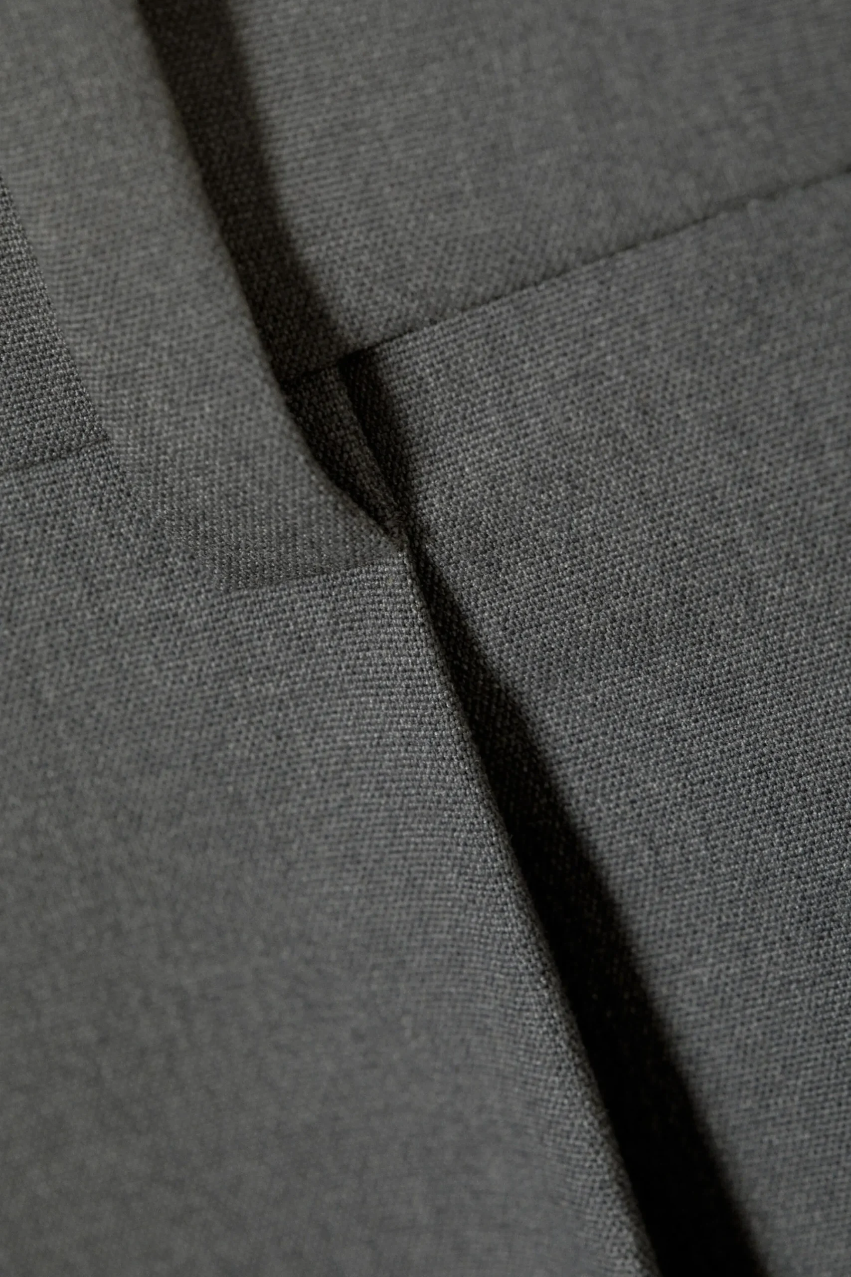 Weekday RELAXED PLEATED SUITING TROUSERS dark grey Clearance