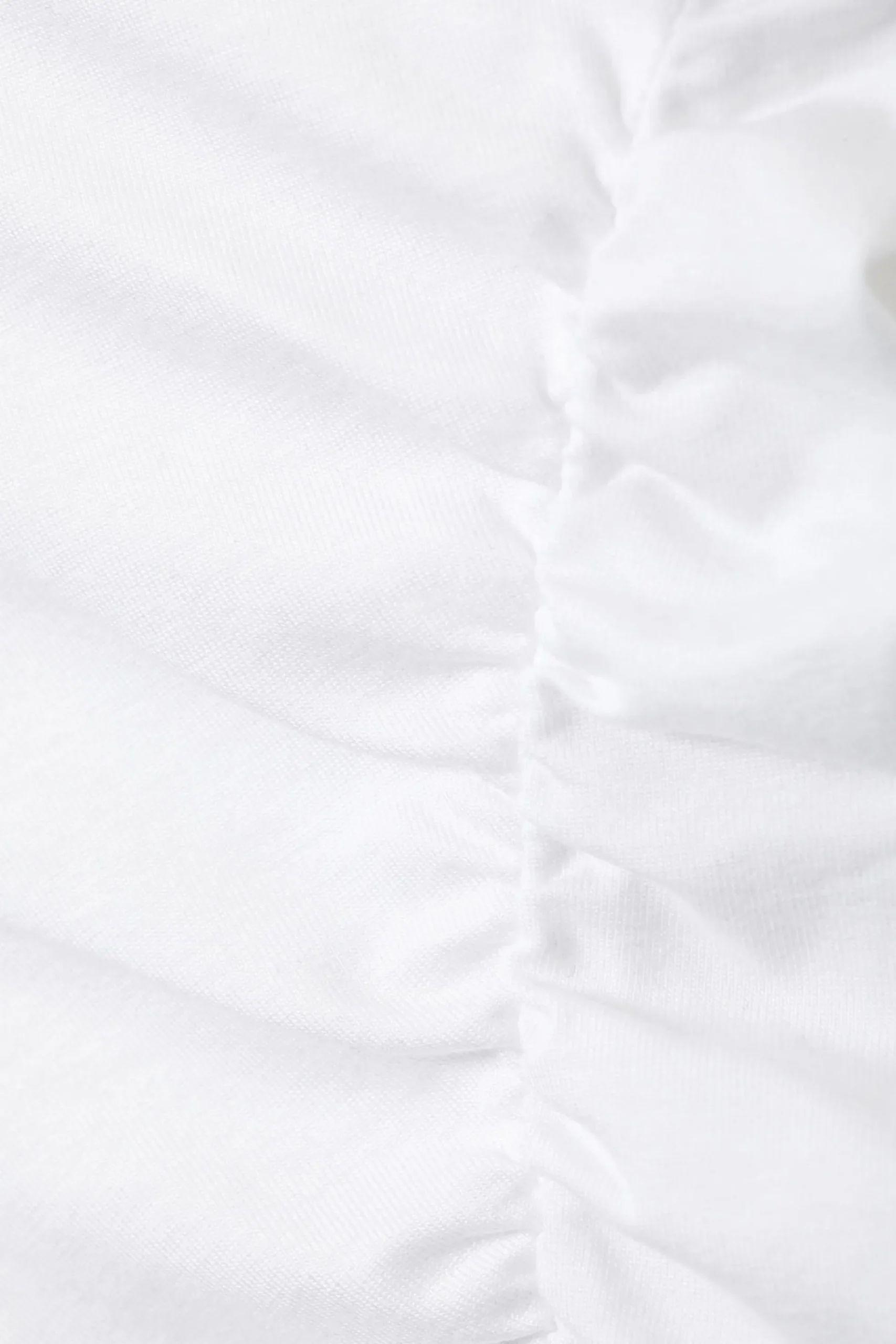Weekday RUCHED OFF SHOULDER TOP white Cheap