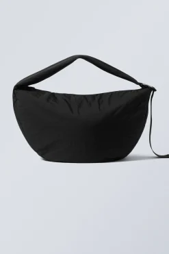 Weekday SAMIR LARGE PADDED CROSSBODY BAG black Cheap