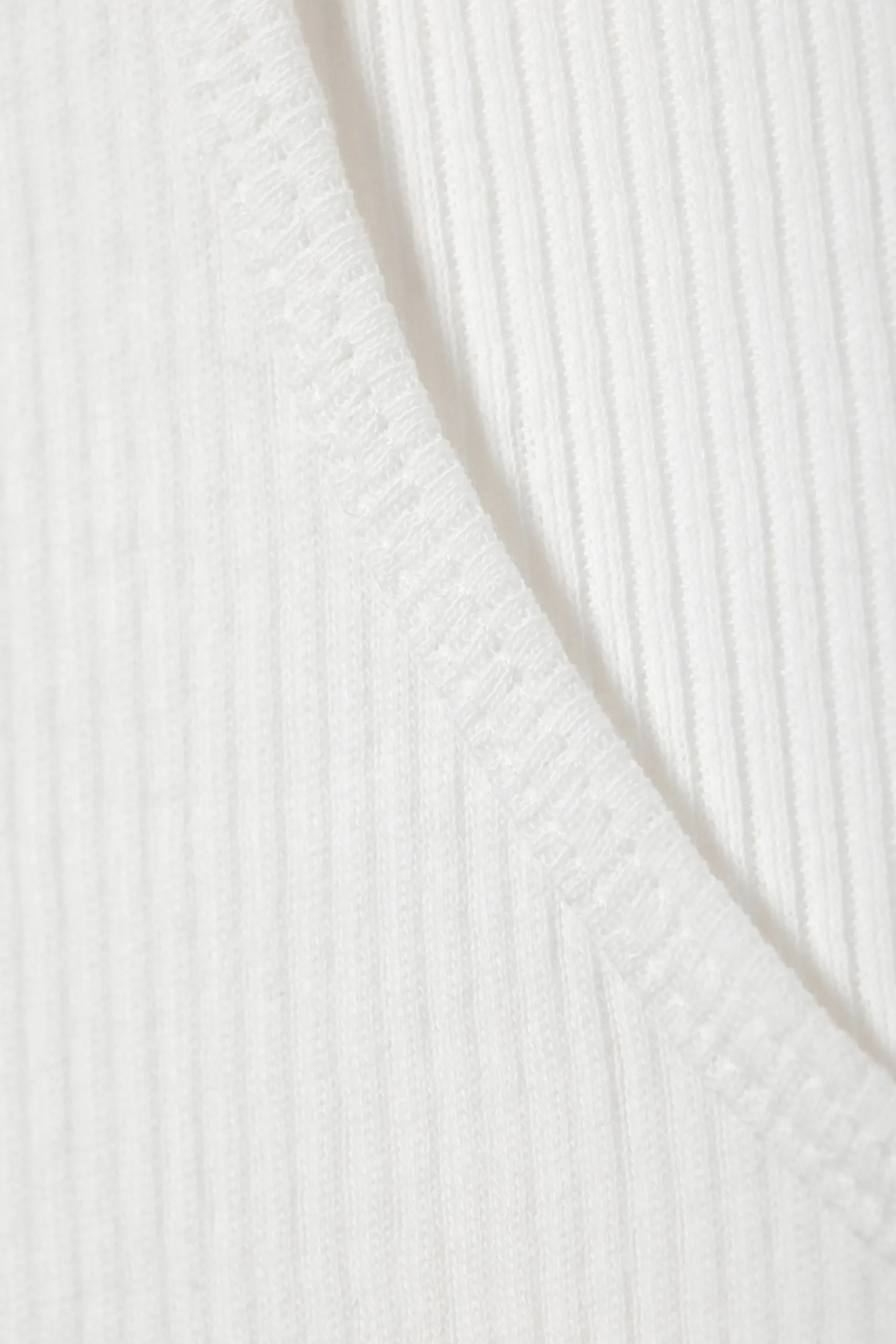 Weekday SHEER RIB TANK TOP white Sale