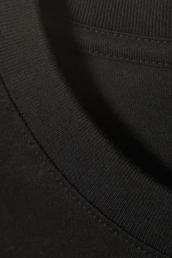 Weekday SHORT BOXY HEAVYWEIGHT T-SHIRT black Store