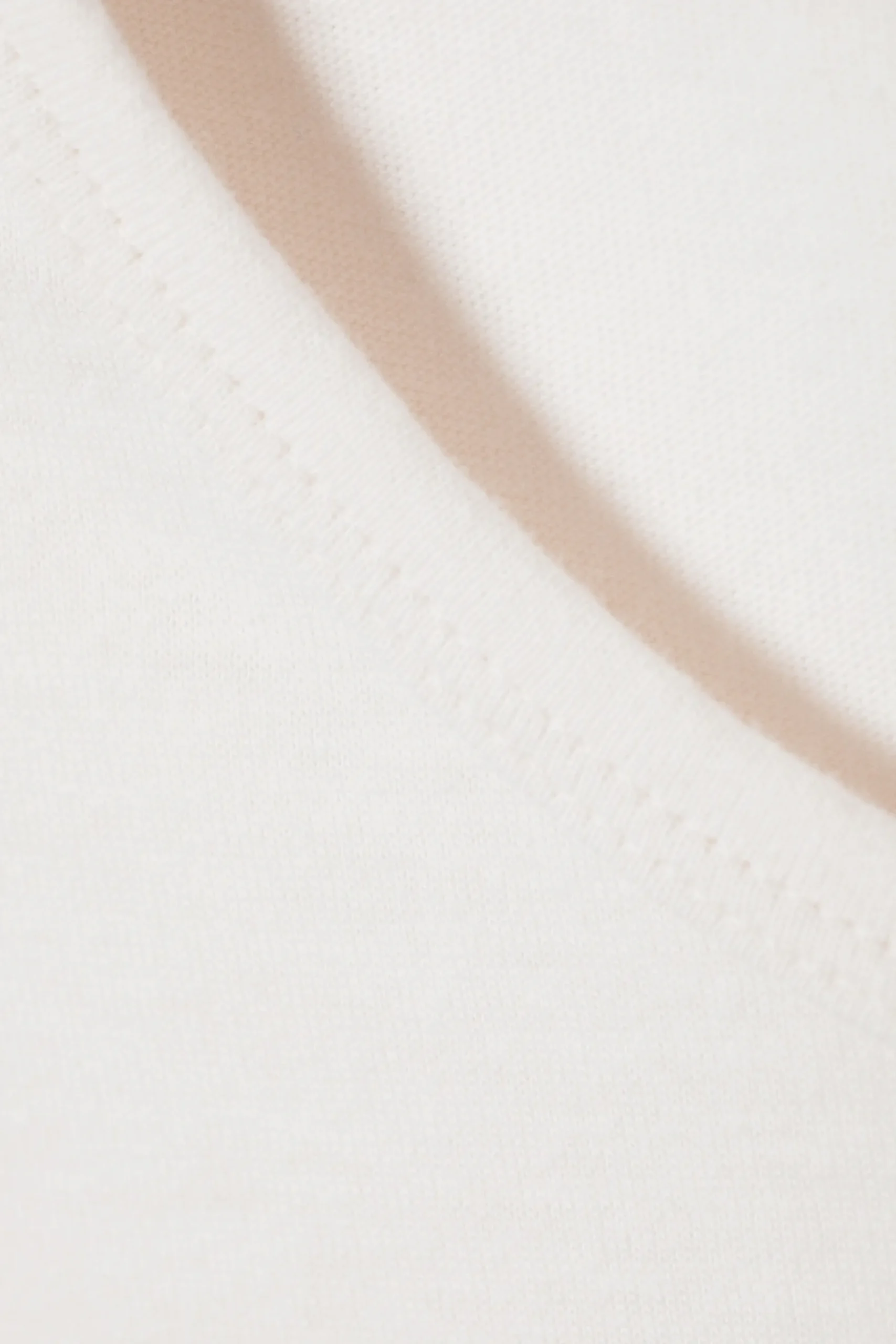 Weekday SHORT SLEEVE FITTED T-SHIRT dusty white Best Sale