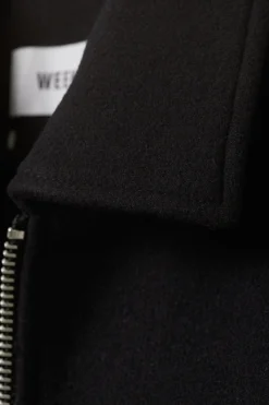 Weekday SHORT WOOL BLEND JACKET black New