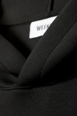 Weekday SIMON SCUBA HOODIE black Clearance