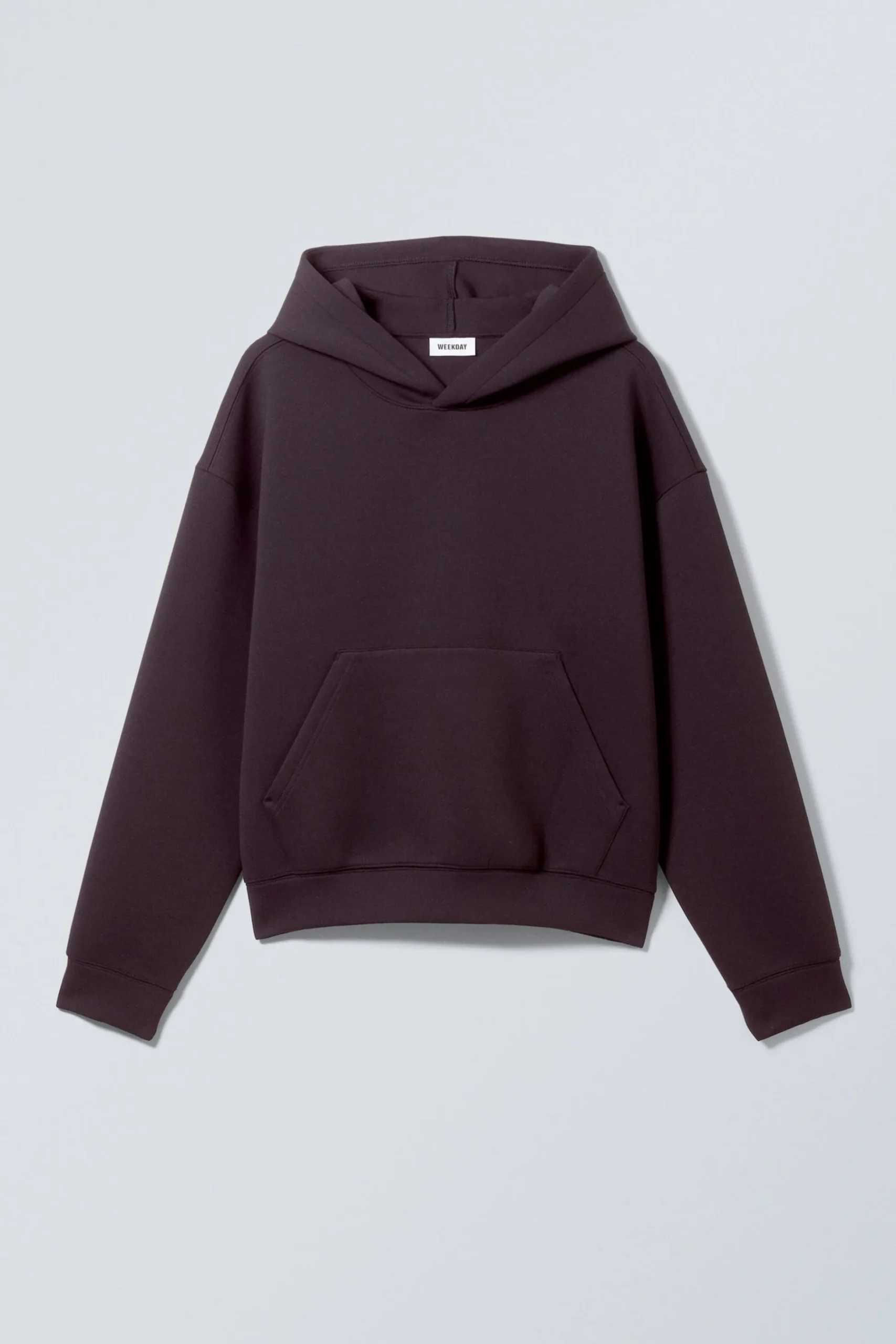 Weekday SIMON SCUBA HOODIE dark plum New