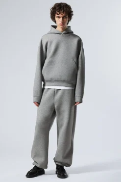 Weekday SIMON SCUBA HOODIE grey melange Fashion