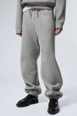 Weekday SIMON SCUBA SWEATPANTS grey melange Fashion