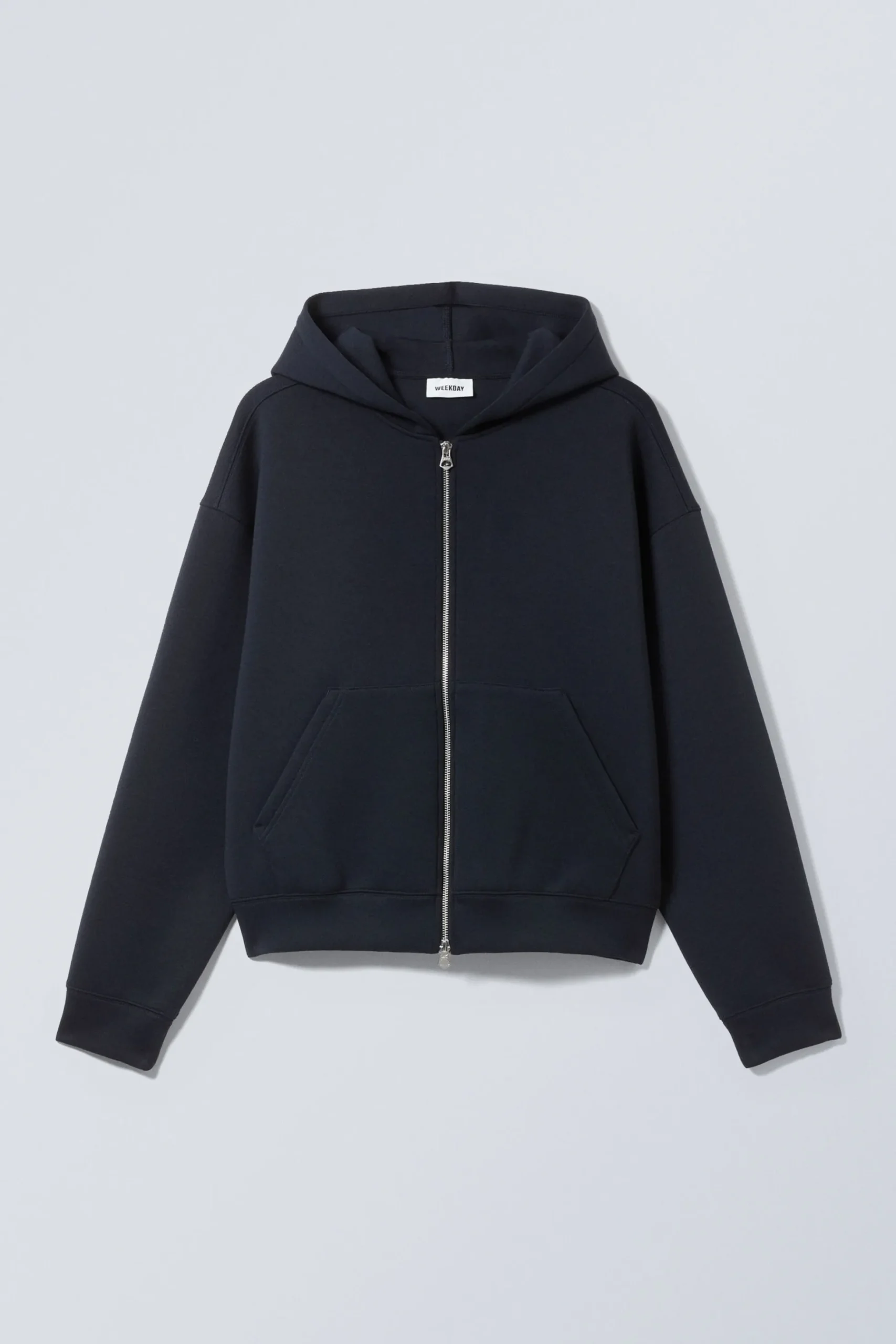 Weekday SIMON SCUBA ZIP HOODIE dark blue Cheap