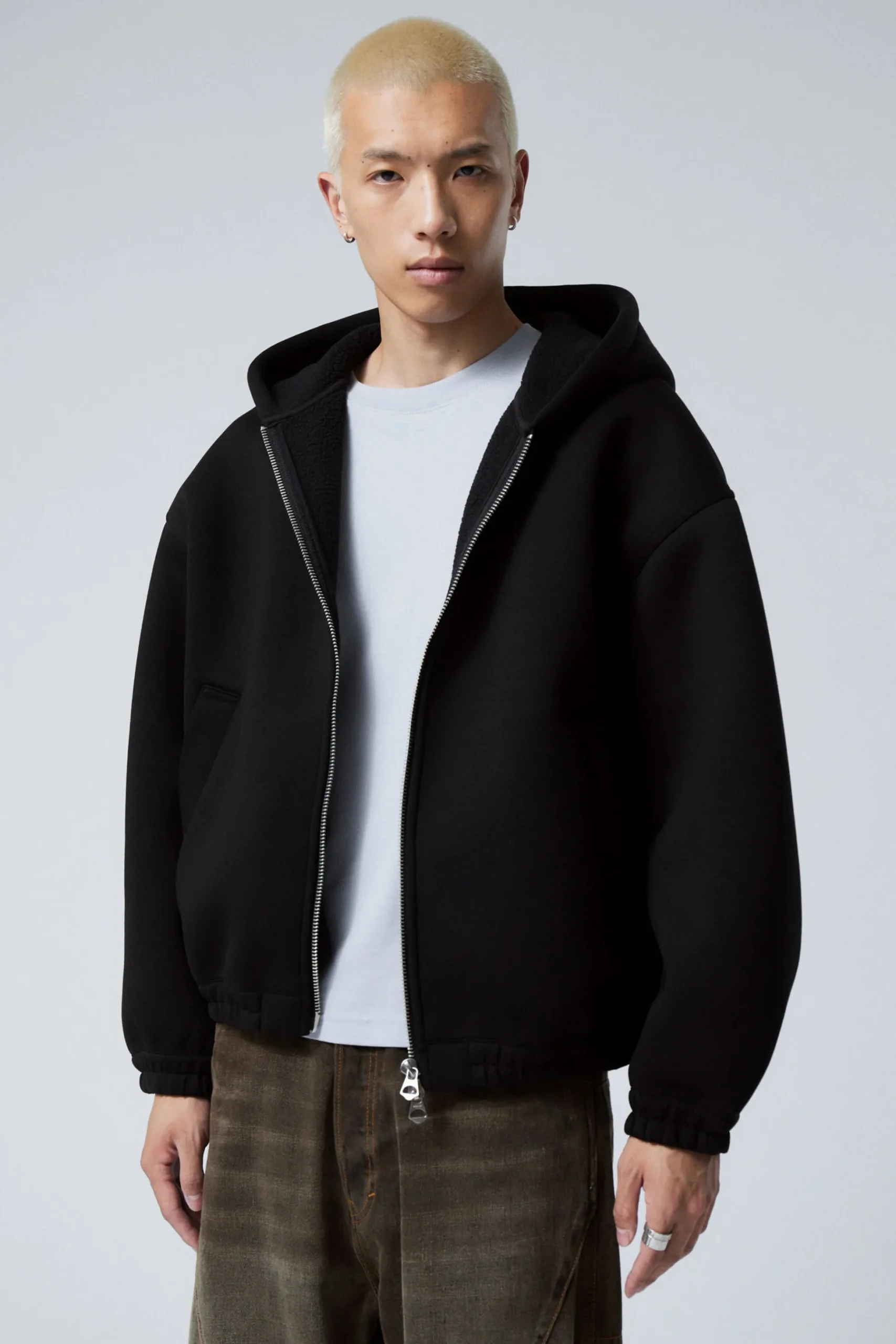 Weekday SIMON SCUBA ZIP JACKET black Online