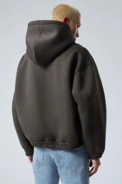 Weekday SIMON SCUBA ZIP JACKET dark mole Cheap