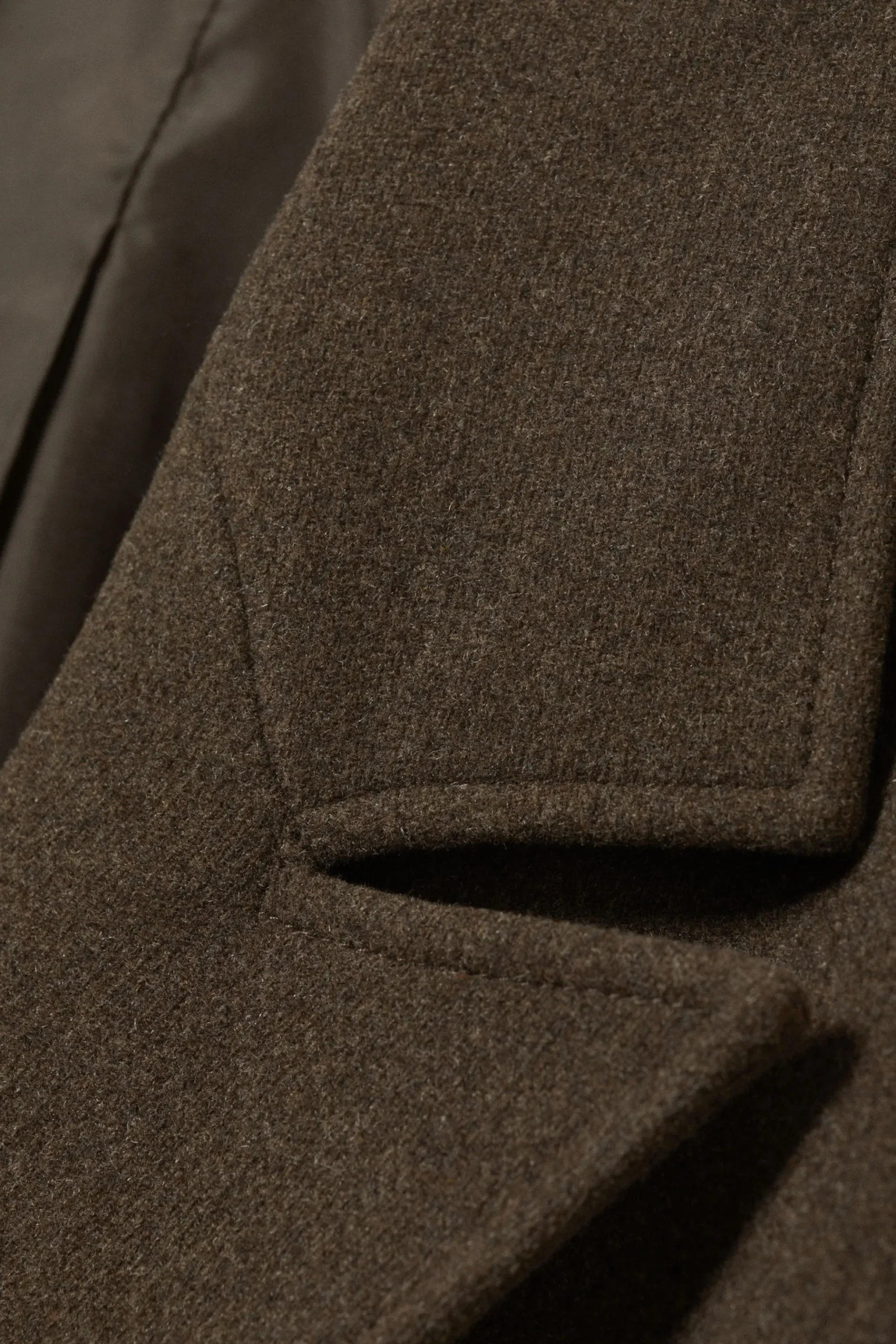 Weekday SINGLE BREASTED WOOL-BLEND COAT dark brown Sale