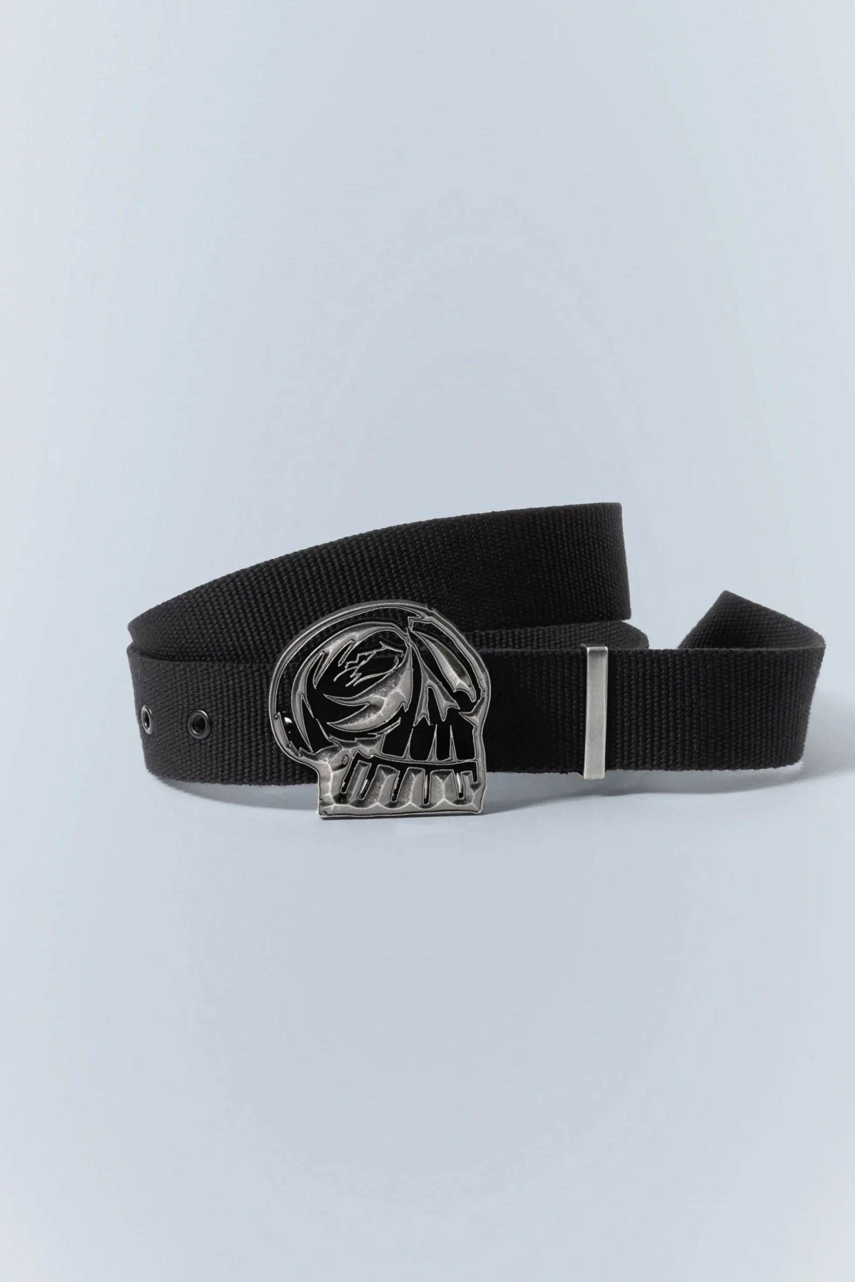 Weekday SKULL BELT black Outlet