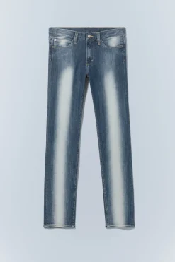 Weekday SLEEZE LOW WAIST SKINNY JEANS blue spray Discount