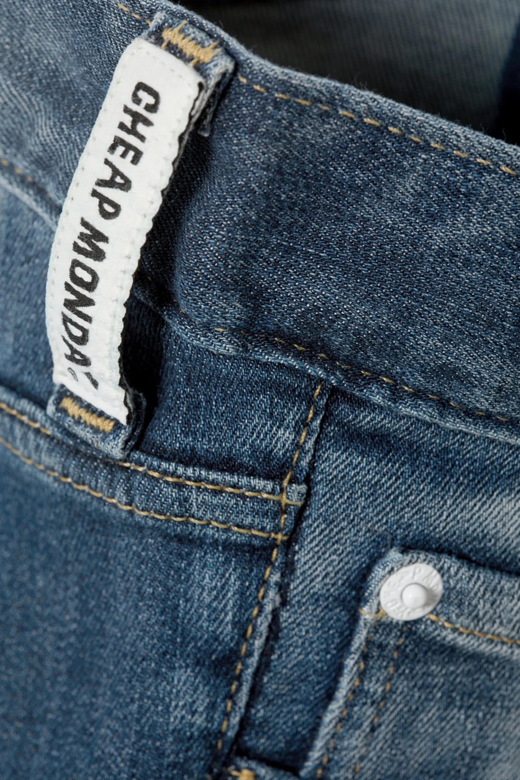 Weekday SLEEZE LOW WAIST SKINNY JEANS blue spray Discount