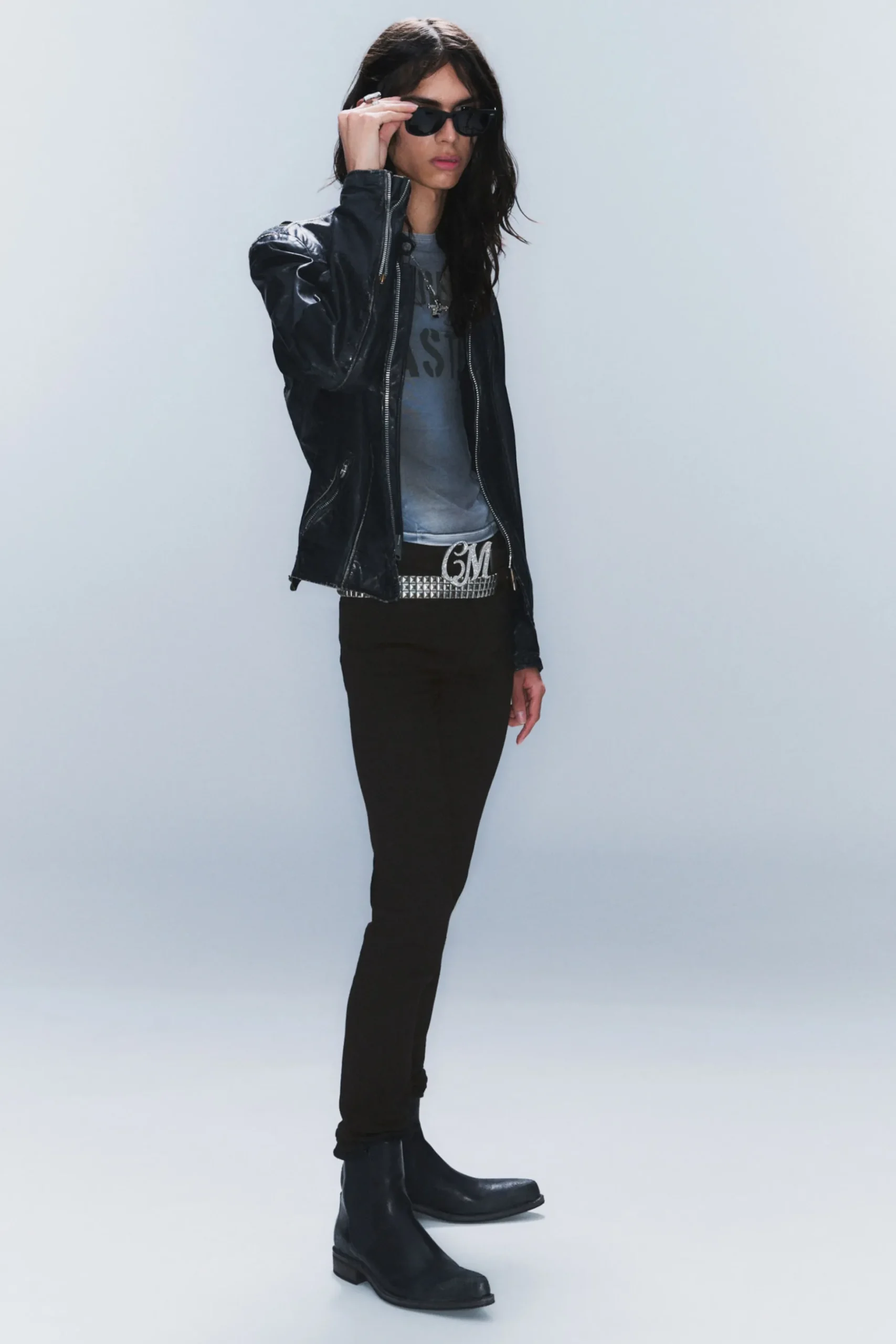 Weekday SLEEZE LOW WAIST SKINNY JEANS extra black rinse Outlet