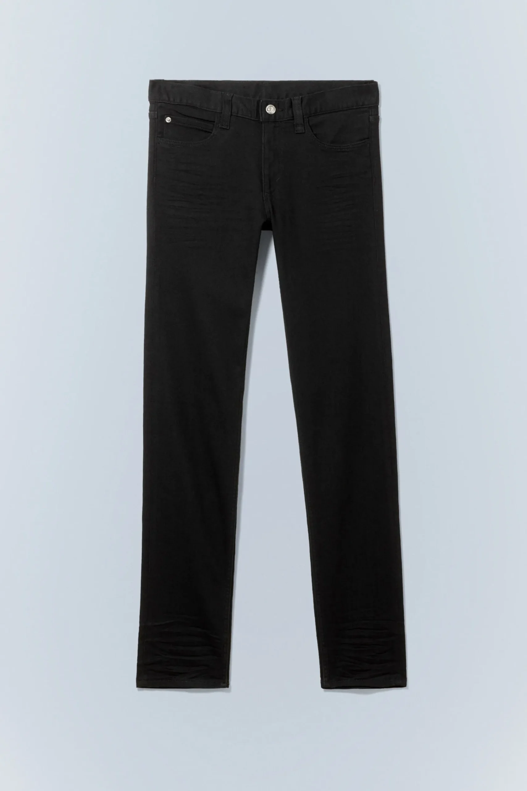 Weekday SLEEZE LOW WAIST SKINNY JEANS extra black rinse Outlet