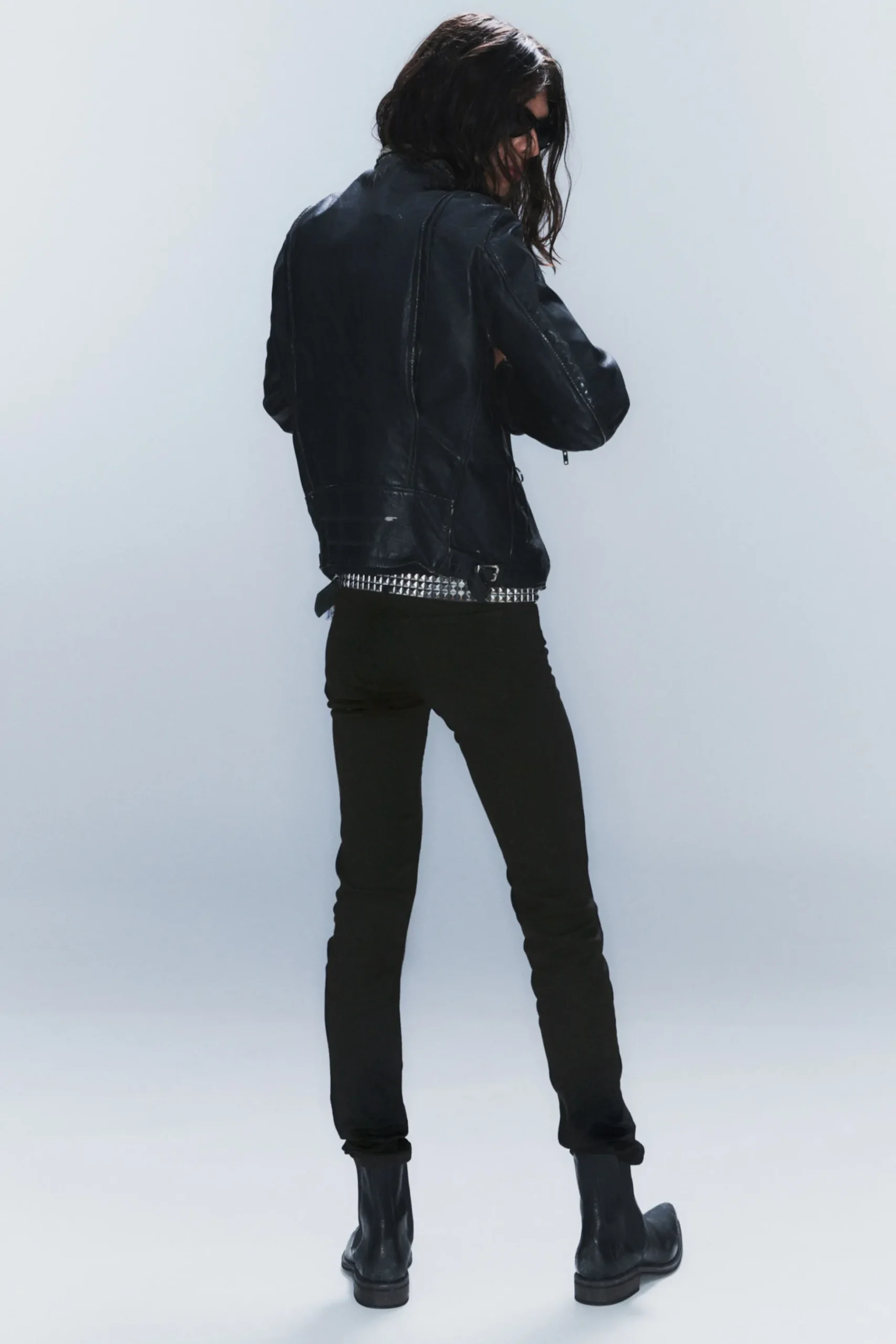 Weekday SLEEZE LOW WAIST SKINNY JEANS extra black rinse Outlet