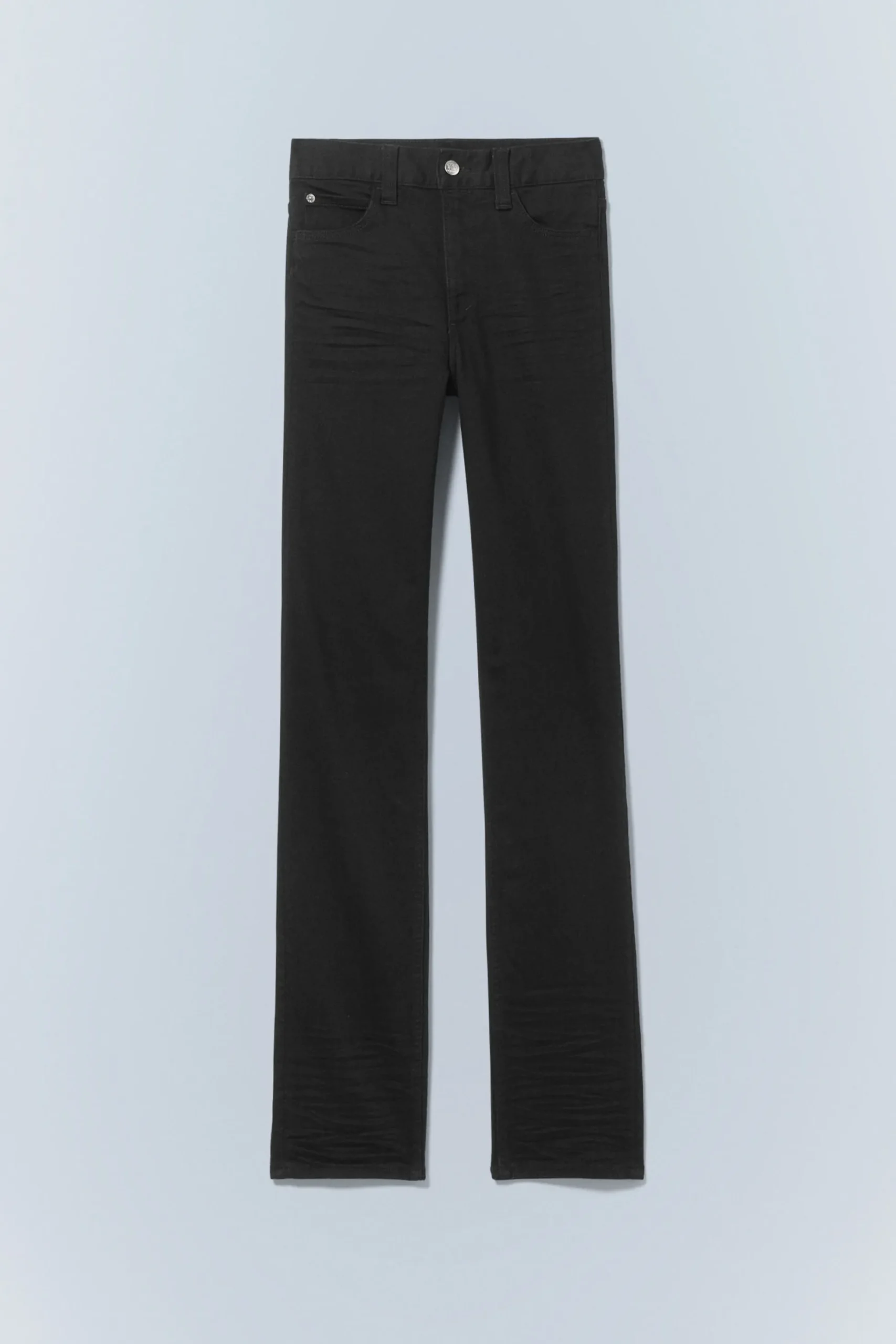 Weekday SLEEZIE HIGH WAIST SKINNY JEANS black Fashion