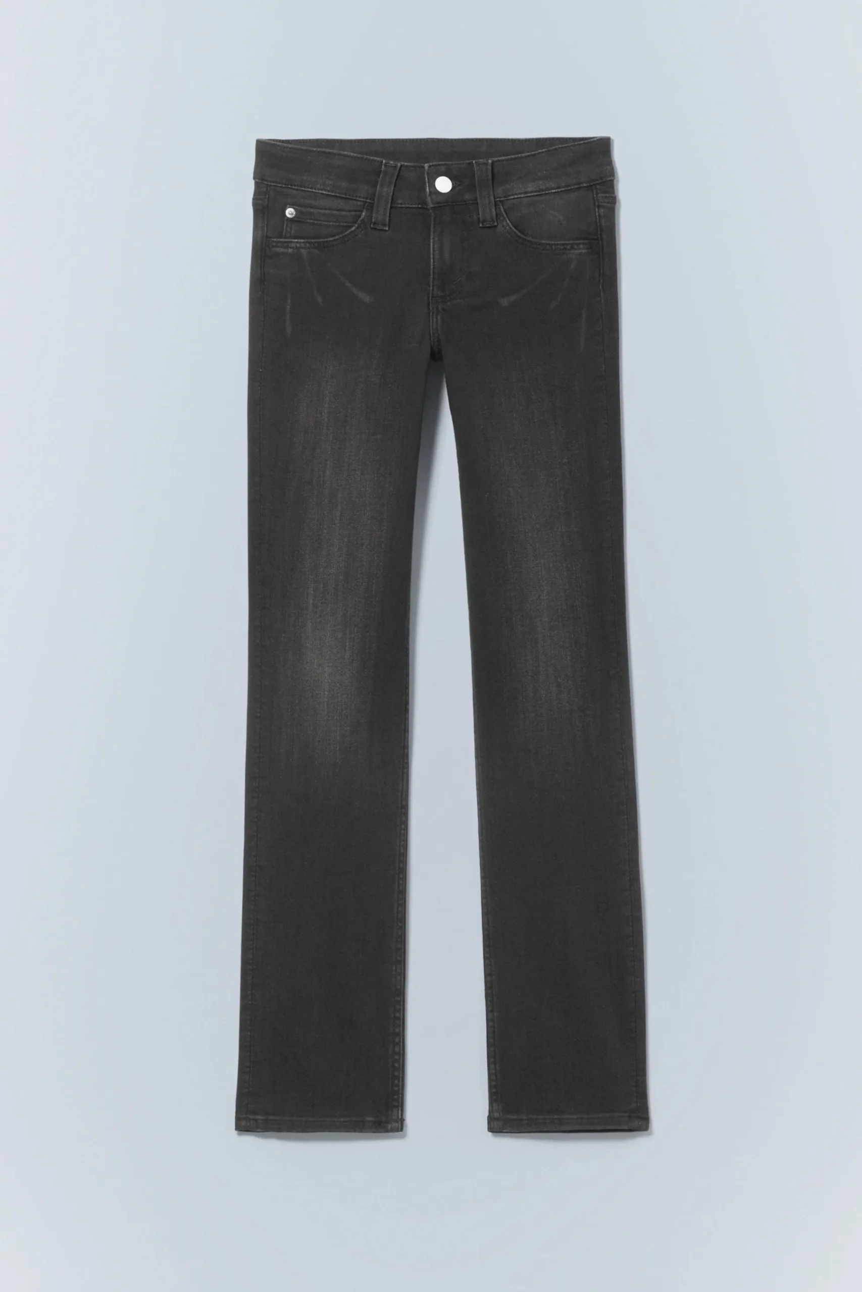 Weekday SLEEZIE LOW WAIST SKINNY JEANS black Discount