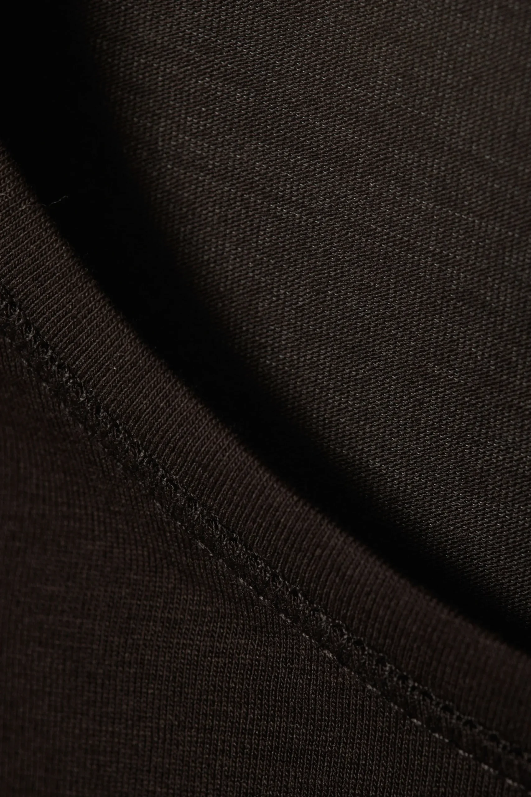 Weekday SLIM FITTED LONG SLEEVE dark brown Outlet