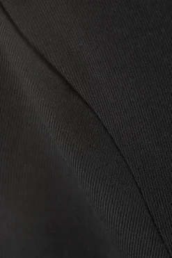 Weekday SLIM FITTED T-SHIRT black Cheap