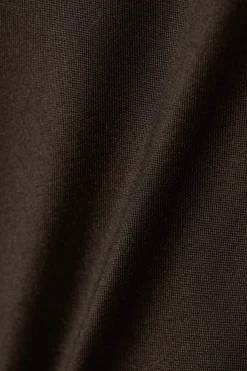 Weekday SLIM SLEEVELESS TURTLENECK TOP dark brown Fashion
