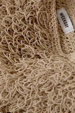 Weekday SMALL LOOP HANDBAG beige Shop