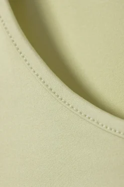 Weekday SOFT FITTED TANK TOP light dusty yellow Best Sale