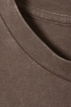 Weekday SOFT OVERSIZED T-SHIRT washed dark mole New