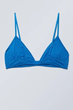 Weekday SOFT PADDED MODAL BRA bright blue New