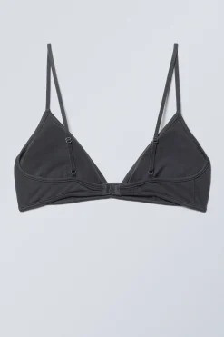 Weekday SOFT PADDED MODAL BRA black Hot