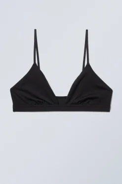 Weekday SOFT TRIANGLE BRALETTE SOUL black Flash Sale