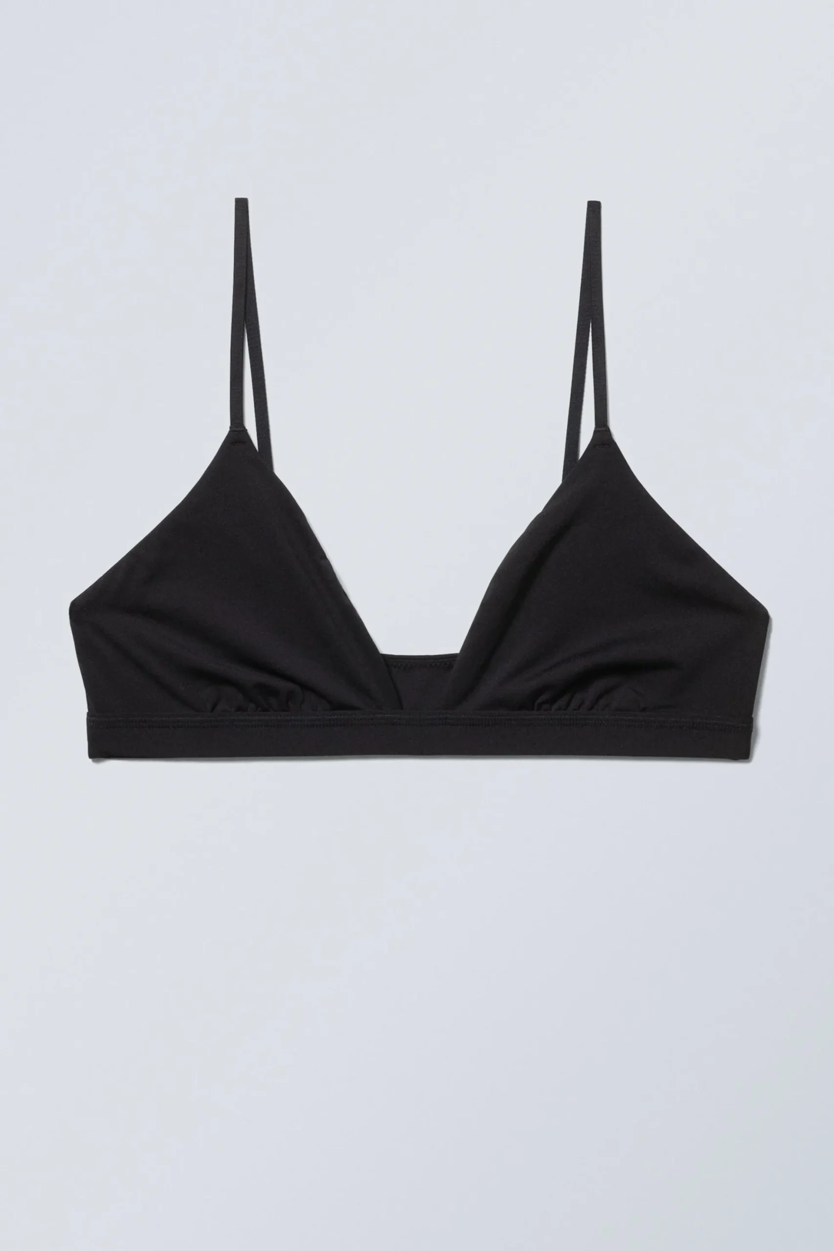 Weekday SOFT TRIANGLE BRALETTE SOUL black Flash Sale