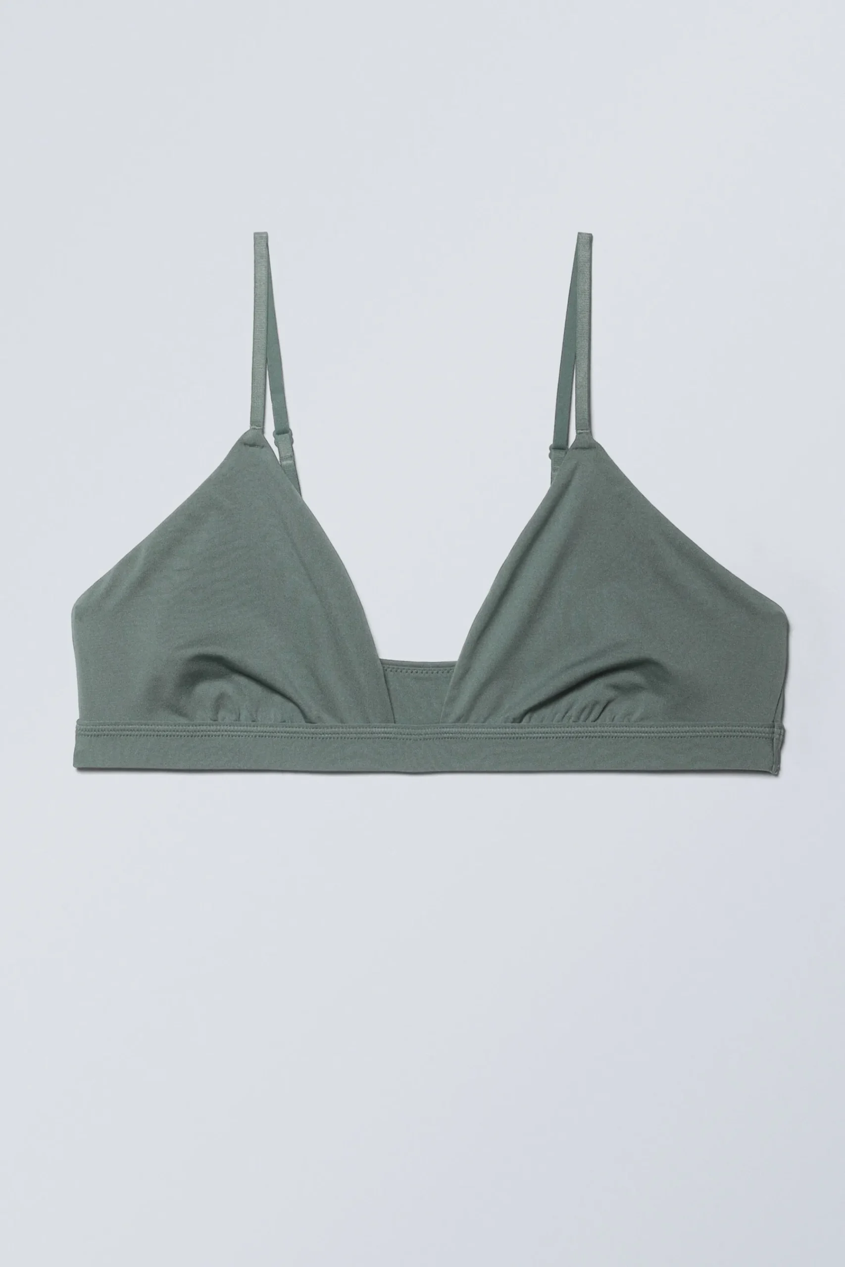 Weekday SOFT TRIANGLE BRALETTE SOUL dusty turquoise New