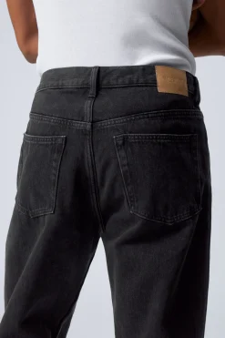 Weekday SPACE RELAXED STRAIGHT LEG JEANS tuned black black Flash Sale