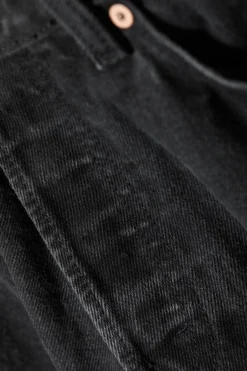 Weekday SPACE RELAXED STRAIGHT LEG JEANS tuned black black Flash Sale