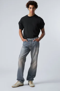 Weekday SPACE RELAXED STRAIGHT LEG JEANS steel blue medium blue Best Sale