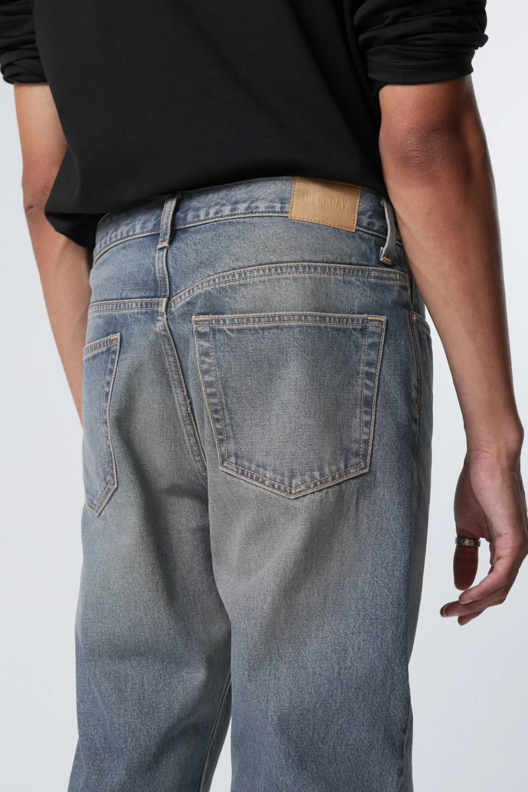 Weekday SPACE RELAXED STRAIGHT LEG JEANS steel blue medium blue Best Sale